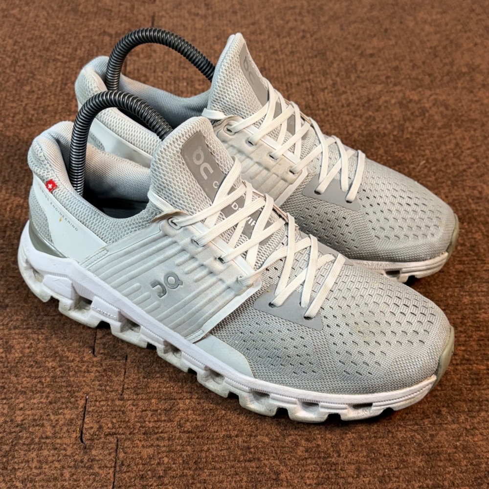 On Cloudswift Women Running Shoes Glacier White Size 8 41.99579 Road Trainers C+